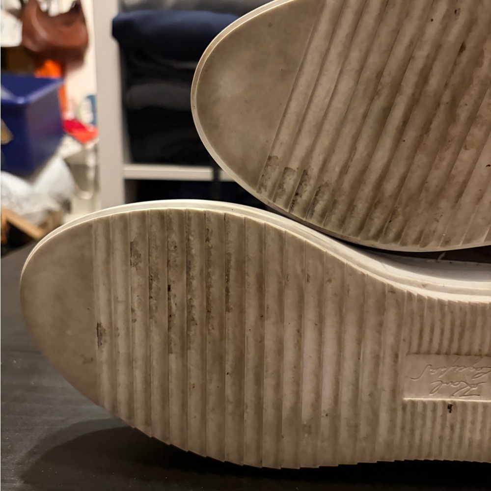Karl Lagerfeld grey suede leather sneakers / shoes - Picture 11 of 12